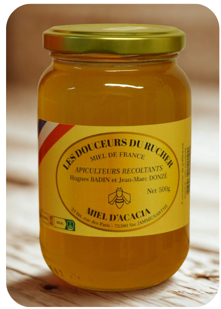 Miel D'Acacia Authentique Avec Rayon En Boîte - 200g X 2 | Saveur Pure Et Naturelle Directement De La Ruche