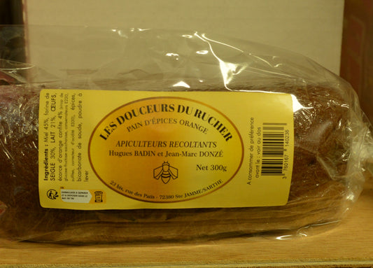 Pain d'épices orange - 300gr